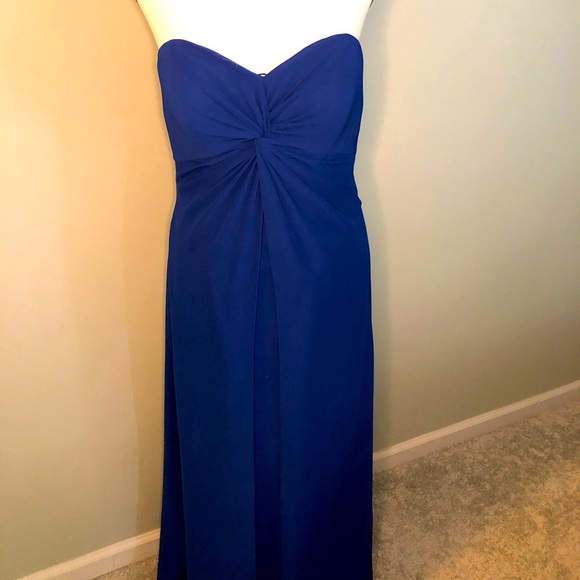 Brilliant Blue Gown - Picture 1 of 5